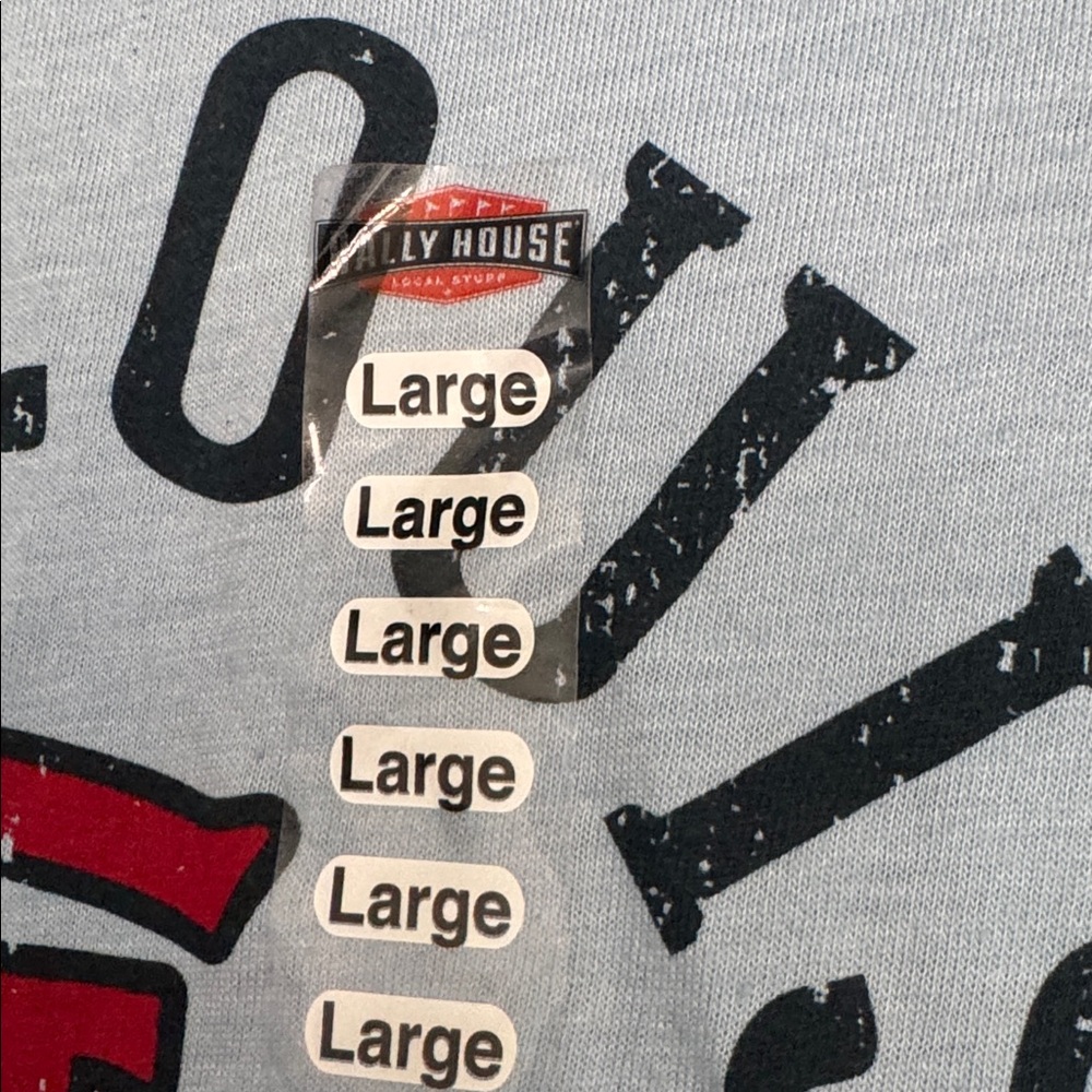 Ralley House Light Blue St. Louis Cardinals Woman Large T-Shirt - Picture 6 of 8